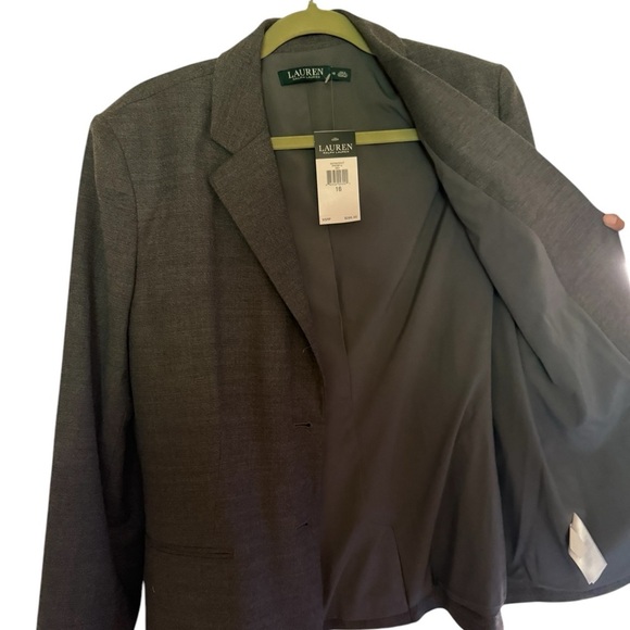 NWT Ralph Lauren Gray Blazer – Size 16 - Picture 3 of 10